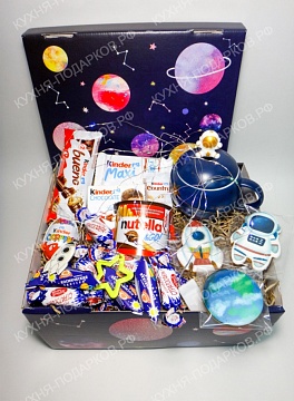Изображения Детский подарок космос в коробке 34